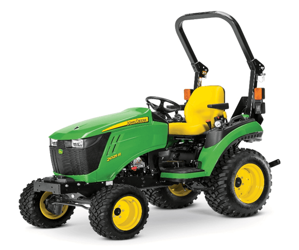 Recalled John Deere 1023E, 1025R, and 2025R Compact Utility Tractors
