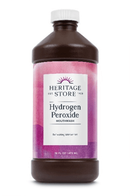 Recalled Heritage Store Hydrogen Peroxide Mouthwash
