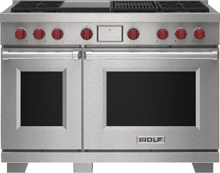 Recalled Wolf Dual Fuel ranges with infrared griddles