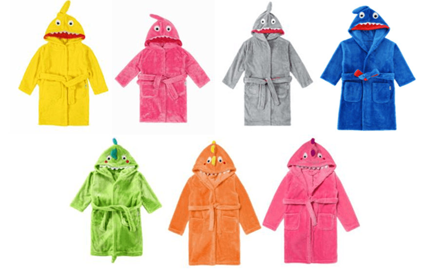 Recalled Lolanta children's hooded flannel bathrobes