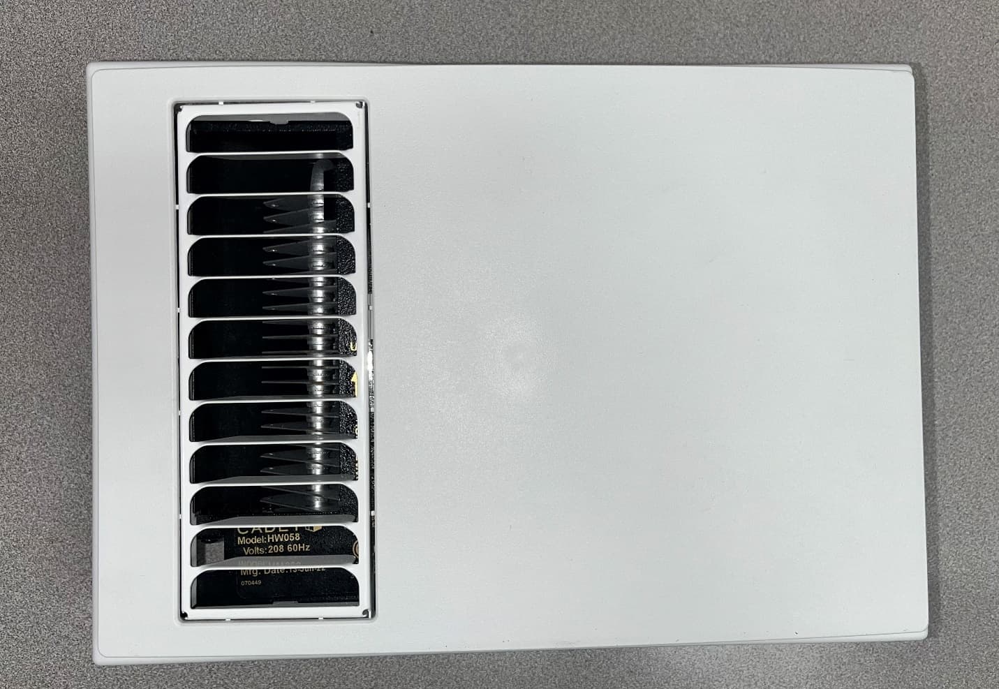 Recalled Cadet-branded Apex72 Electric Heaters