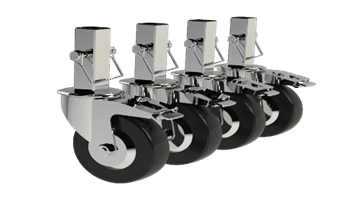 Recalled Casters on Direct Scaffold Supply Multi-Purpose Baker Style