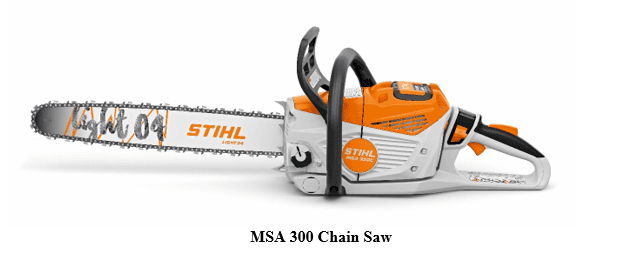 Recalled STIHL MSA 300 chain saws