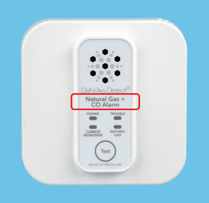 Recalled DeNova Detect Brand Combination Natural Gas and Carbon Monox