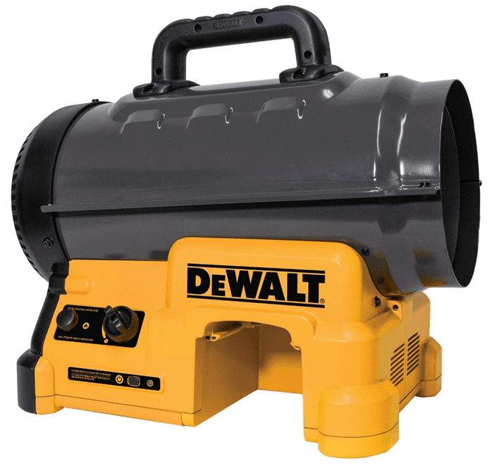 Recalled DEWALT 70,000 BTU Outdoor Portable Cordless Forced Air Propa