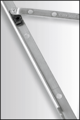 Recalled Ashland 10-inch and 14-inch two-bar casement window hinge tr