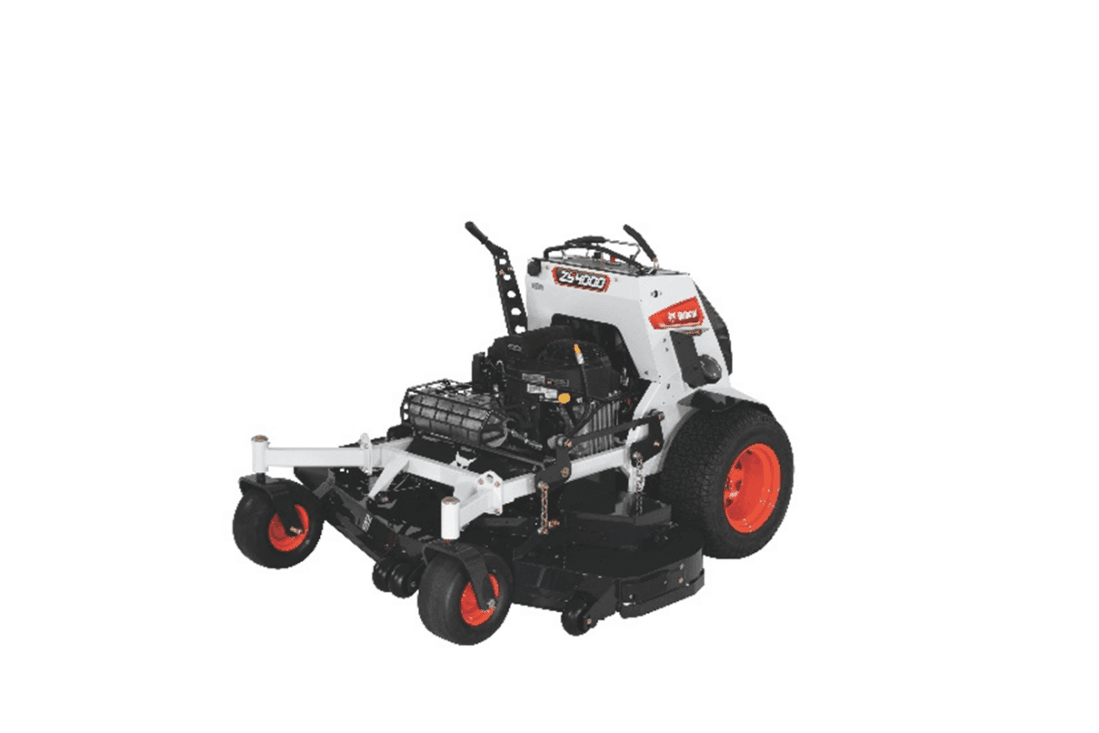 Recalled Bobcat-branded and Kubota-branded stand-on zero-turn lawnmow