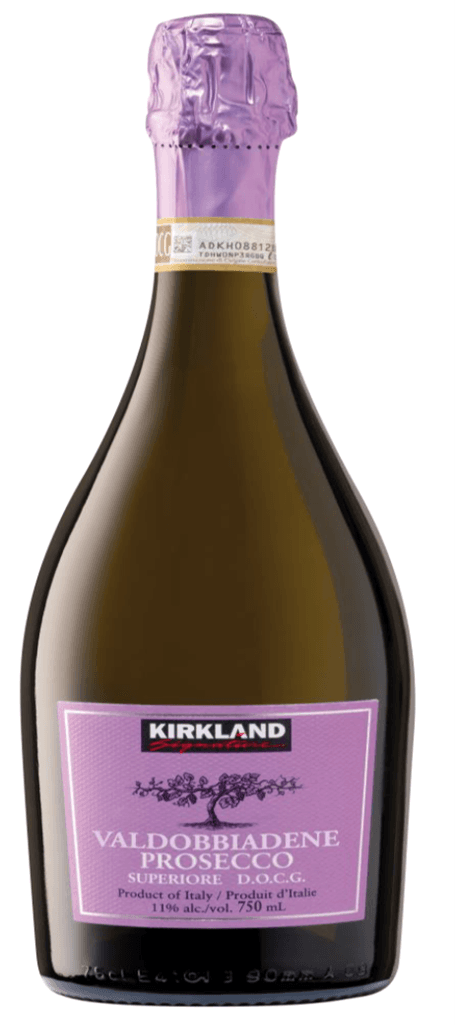 Recalled Kirkland Signature Valdobbiadene Prosecco DOCG bottles