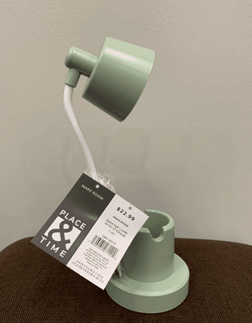 Recalled Place & Time battery-operated desk lamps