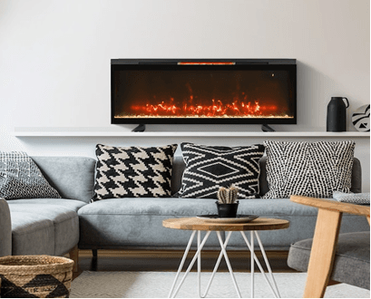 Recalled Style Selections 42-inch-wide Infrared Quartz Electric Firep