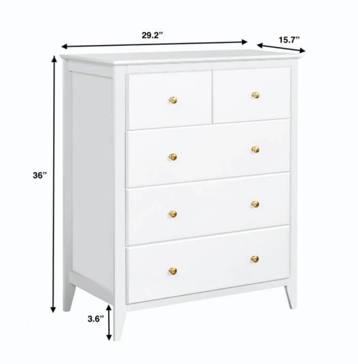 Recalled SEJOV Five-Drawer Dressers