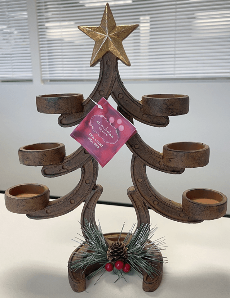 Recalled St. Nicholas Square Christmas Tea Light Candle Holders