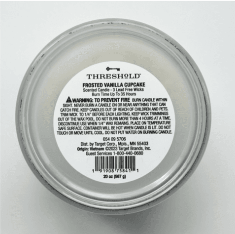 Recalled Threshold Glass Jar Candles (image 3 of 3)