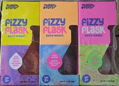 Recalled Tubby Tots Fizzy Flask Bath Magic bath foam set (image 3 of 3)