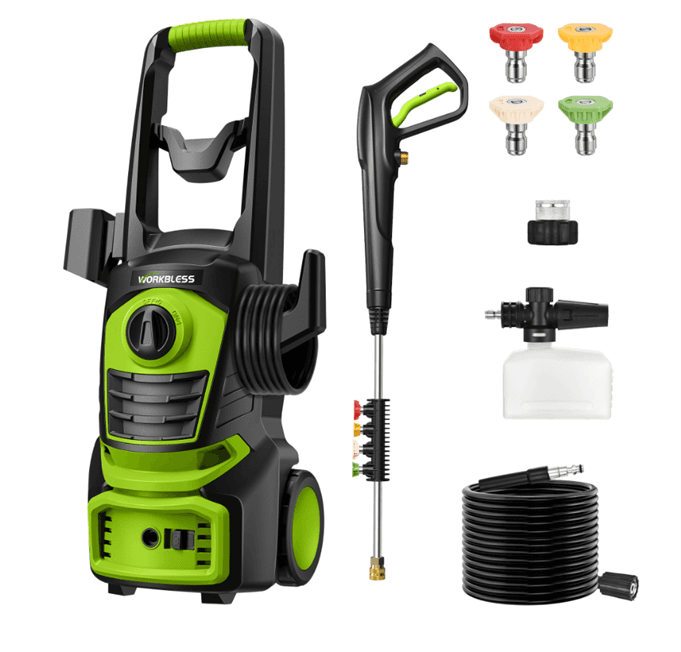 Recalled Workbless Electric Pressure Washer Model WB0302 - front view