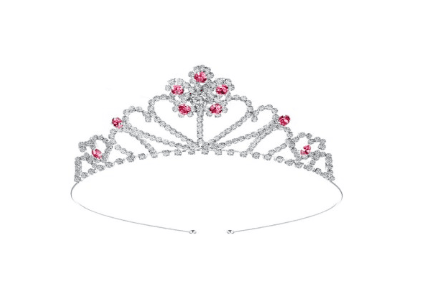 Recalled Yaomiao Children's Rhinestone Silver Tiaras