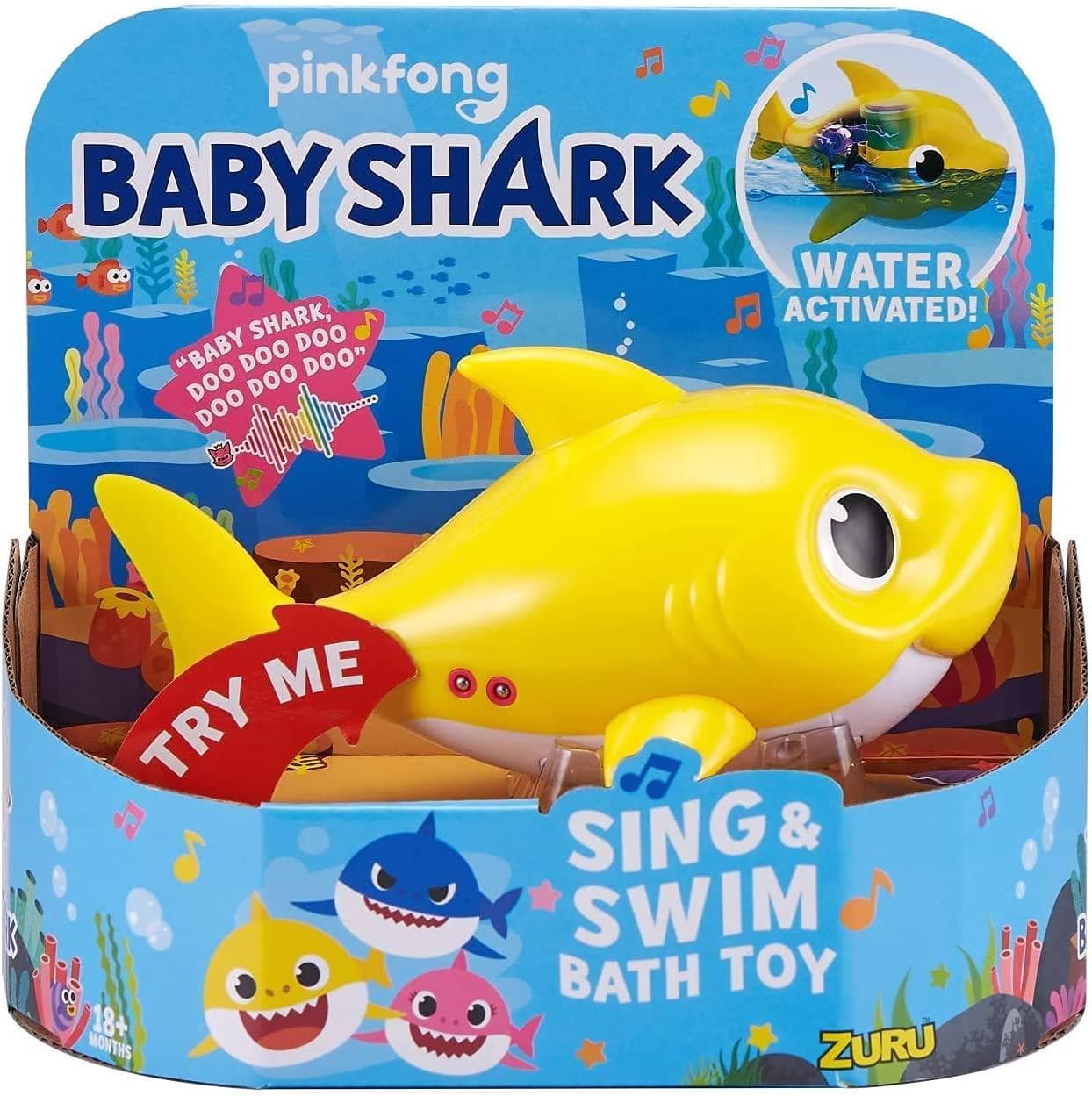 Recalled Robo Alive Junior Baby Shark Sing & Swim Bath Toys (full-siz